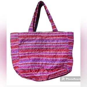 Avon. Tote. Avon. Cloth. Pink. Spring.